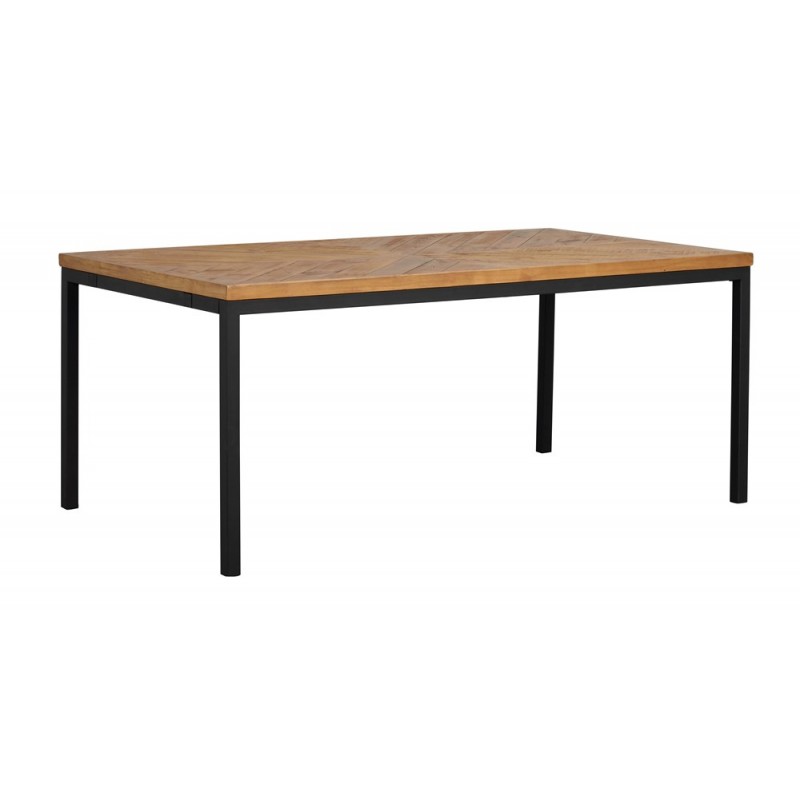 RO Zanzib Extending Dining Table Brown